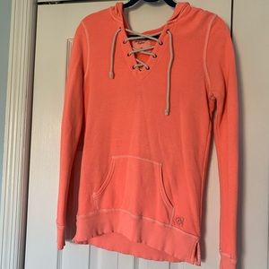 American Eagle Lace Up Sweatshirt